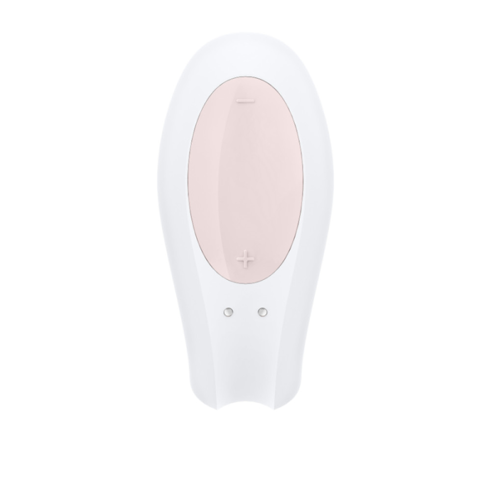 Вібратор для пар з підключенням до телефону Satisfyer (Сатисфаер) Double Joy White (39569)