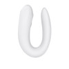 Вібратор для пар з підключенням до телефону Satisfyer (Сатисфаер) Double Joy White (39569)