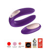Вибратор для пар Satisfyer Partner Plus Remote с пультом, фиолетовый, 8.8 х 5.3 см фото №1 — секс игрушки: Украина, NO TABOO