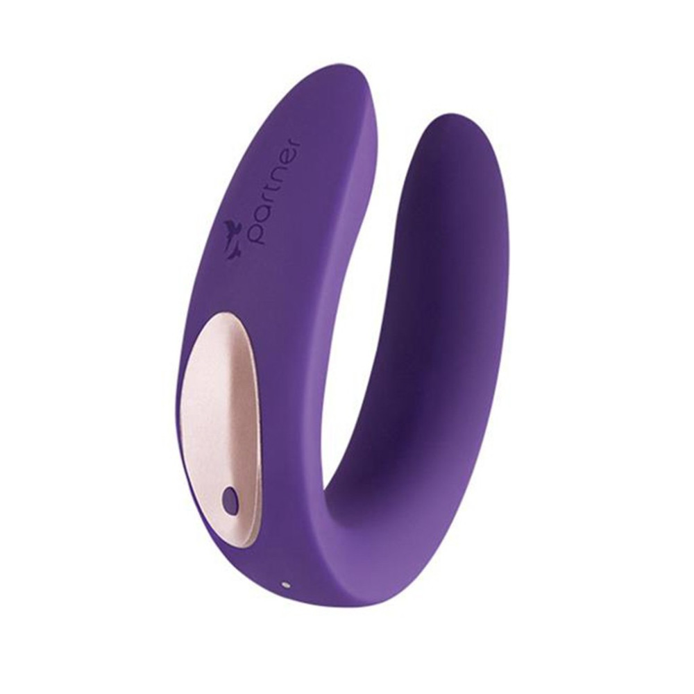 Вибратор для пар Satisfyer Partner Plus Remote с пультом, фиолетовый, 8.8 х 5.3 см фото №5 — секс игрушки: Украина, NO TABOO