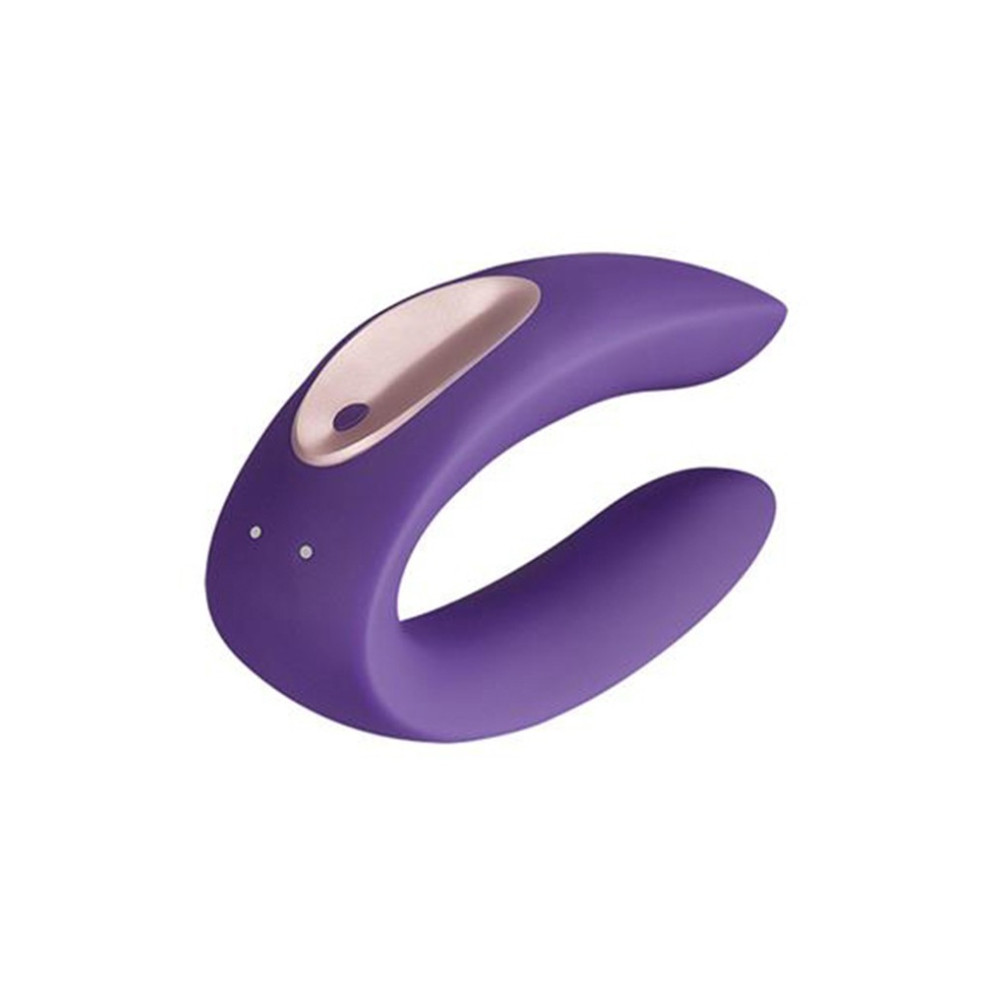 Вибратор для пар Satisfyer Partner Plus Remote с пультом, фиолетовый, 8.8 х 5.3 см фото №6 — секс игрушки: Украина, NO TABOO