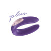 Вибратор для пар Satisfyer Partner Plus Remote с пультом, фиолетовый, 8.8 х 5.3 см фото №7 — секс игрушки: Украина, NO TABOO