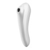 Вакуумный клиторальный стимулятор Satisfyer (Сатисфаер) Dual Pleasure white (39545)