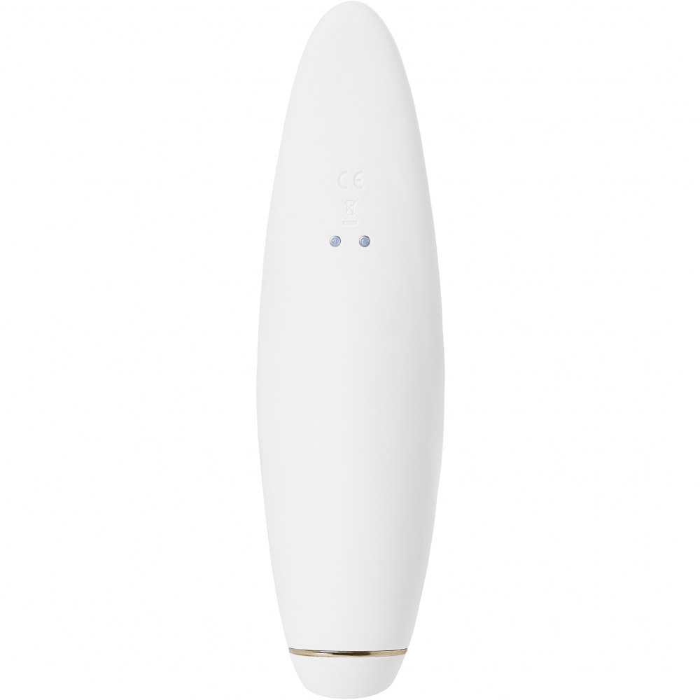 Вакуумный стимулятор Satisfyer Haute Couture с кожаной вставкой, 19.2 х 4 см фото №7 — секс игрушки: Украина, NO TABOO