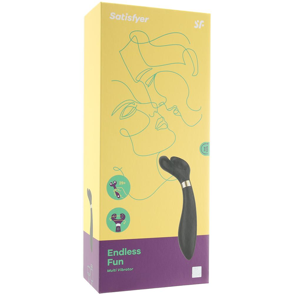 Вибратор для пар Satisfyer Endless Fun с тремя моторами, черный, 20.1 х 7.2 см фото №2 — секс игрушки: Украина, NO TABOO