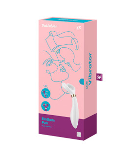 Вібратор для пар Satisfyer Endless Fun з трьома моторами, білий, 20.1 х 7.2 см - No Taboo