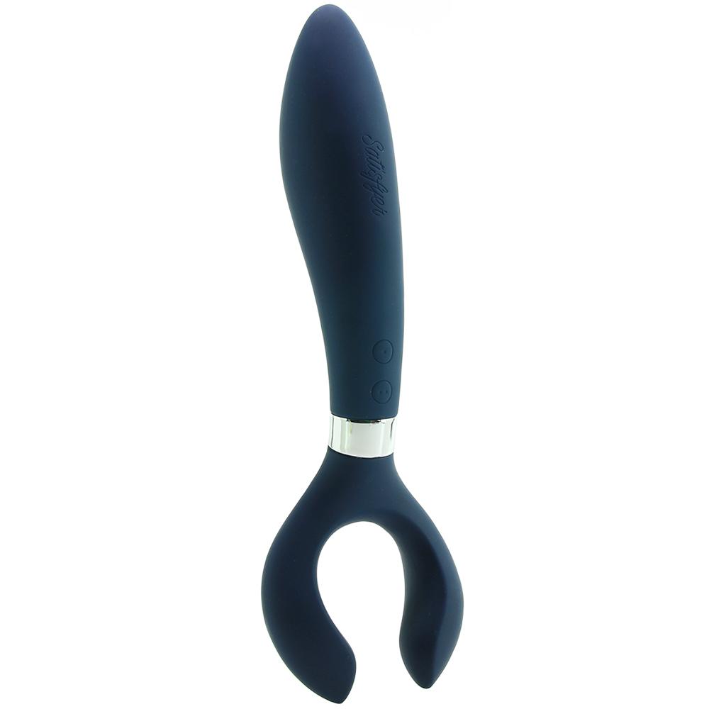 Вибратор для пар Satisfyer Endless Fun с тремя моторами, синий, 20.1 х 7.2 см фото №4 — секс игрушки: Украина, NO TABOO