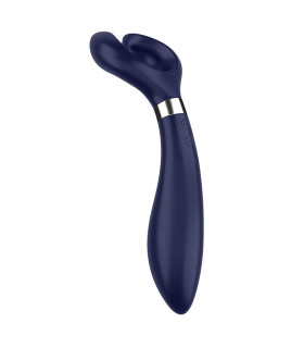 Вібратор для пар Satisfyer Endless Fun з трьома моторами, синій, 20.1 х 7.2 см - No Taboo