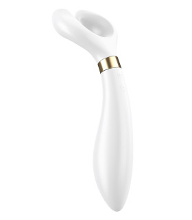 Вібратор для пар Satisfyer Endless Fun з трьома моторами, білий, 20.1 х 7.2 см - No Taboo