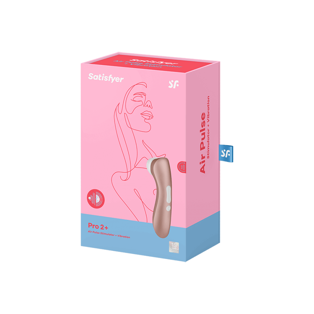 Вакуумний стимулятор Satisfyer Pro 2+ з вібрацією, 14.3 х 4.6 см фото №2 — секс іграшки: Україна, NO TABOO