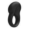 Эрекционное виброкольцо Satisfyer Signet Ring с приложением, чёрное, 8.3 х 3.4 см фото №6 — секс игрушки: Украина, NO TABOO