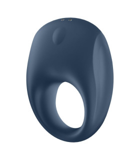 Эрекционное виброкольцо Satisfyer Strong One с приложением, синее, 7,4 х 5 см - No Taboo