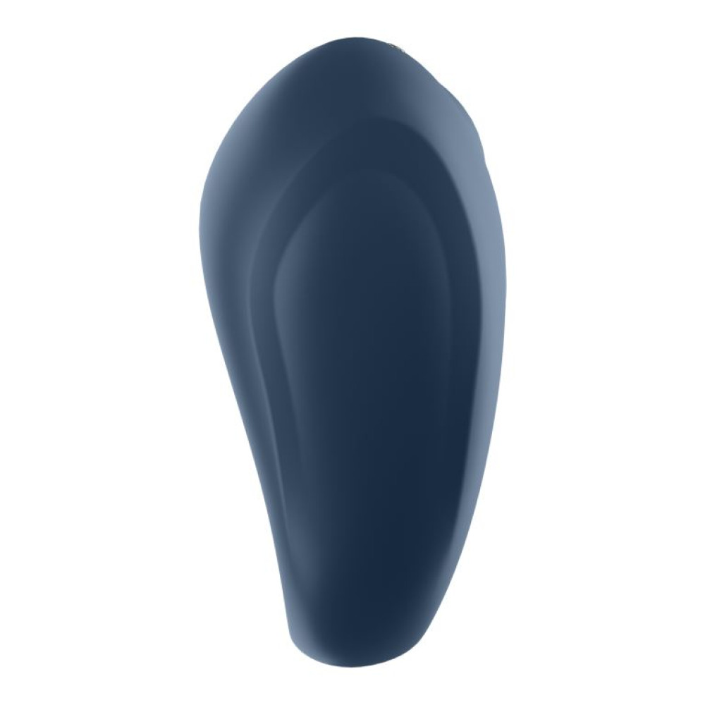 Эрекционное виброкольцо Satisfyer Strong One с приложением, синее, 7,4 х 5 см фото №3 — секс игрушки: Украина, NO TABOO