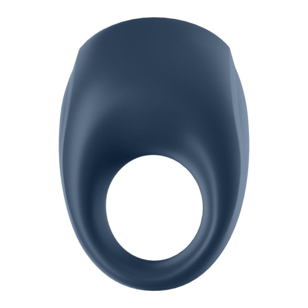 Эрекционное виброкольцо Satisfyer Strong One с приложением, синее, 7,4 х 5 см фото №5 — секс игрушки: Украина, NO TABOO