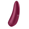Вакуумный стимулятор клитора Satisfyer Curvy1+ с вибрацией и приложением, бордовый, 13.4 х 4.6 см фото №3 — секс игрушки: Украина, NO TABOO