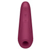 Вакуумный стимулятор клитора Satisfyer Curvy1+ с вибрацией и приложением, бордовый, 13.4 х 4.6 см фото №5 — секс игрушки: Украина, NO TABOO