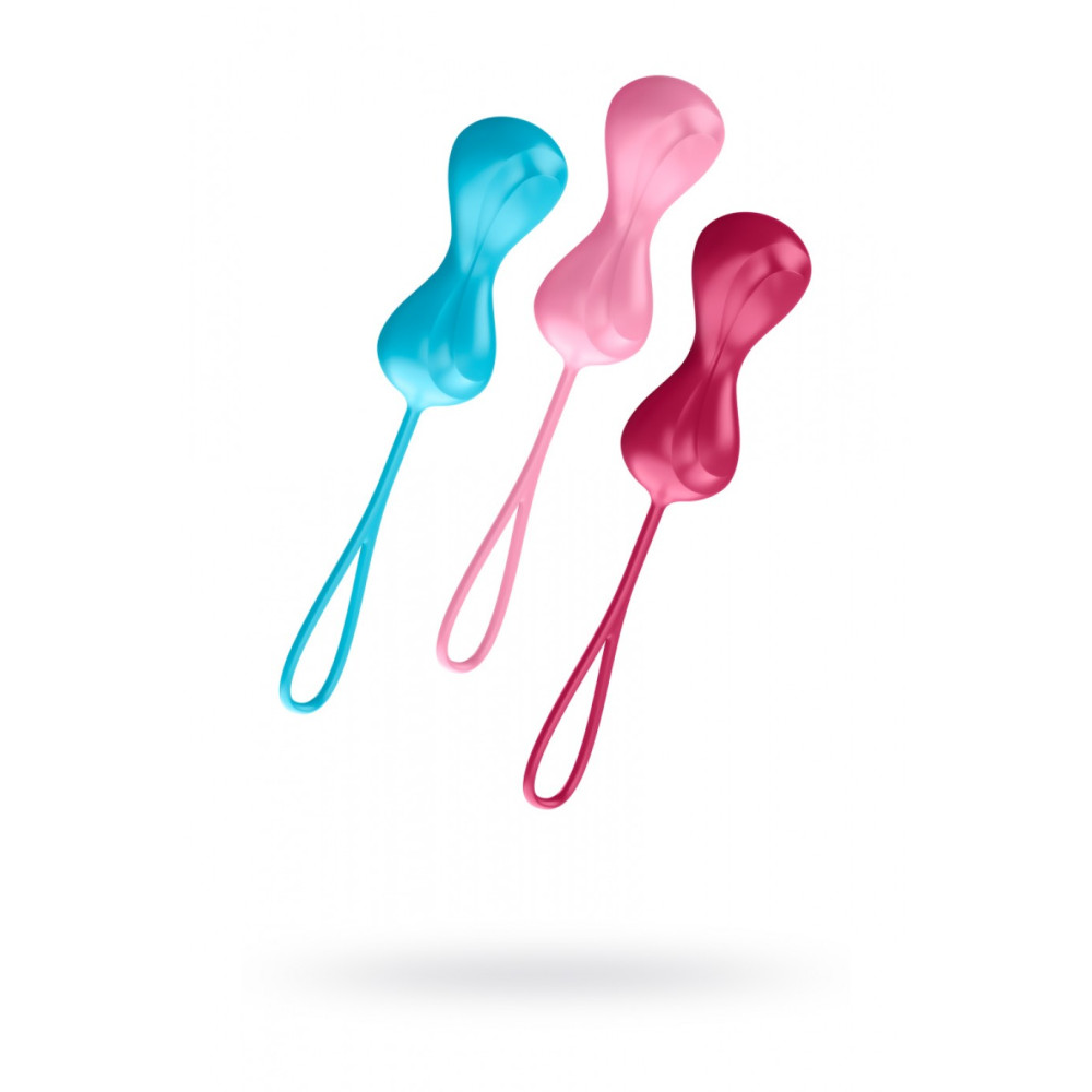 Набор вагинальных шариков Satisfyer Power Balls, разноцветный, 3 шт фото №0 — секс игрушки: Украина, NO TABOO