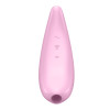 Вакуумный стимулятор Satisfyer Curvy 3 с вибрацией и приложением, розовый, 14.8 х 4.8 см фото №6 — секс игрушки: Украина, NO TABOO