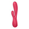 Вибратор-кролик Satisfyer Mono Flex с приложением, красный, 20.4 х 4.4 см фото №3 — секс игрушки: Украина, NO TABOO