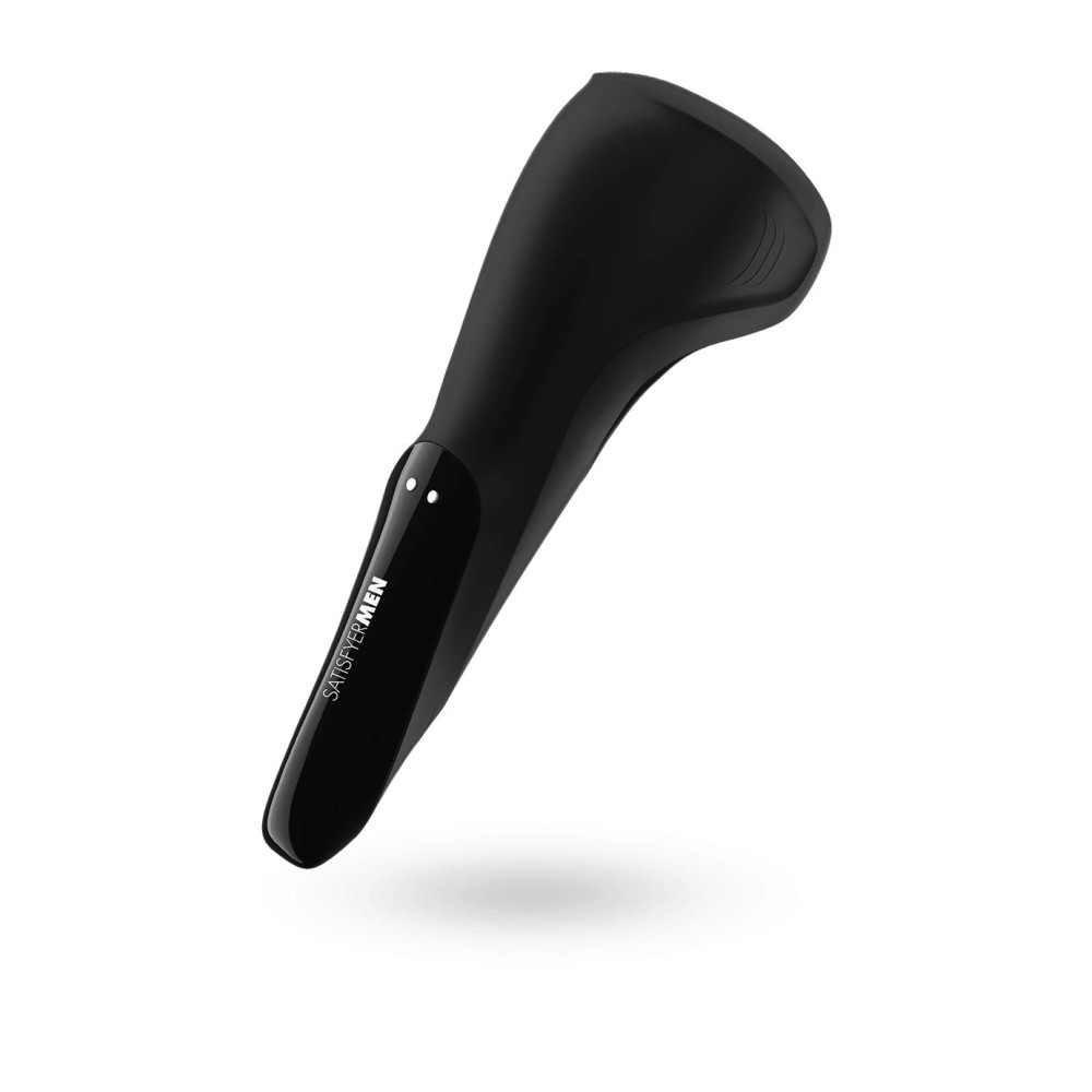 Мастурбатор многофункциональный Satisfyer Men Wand с вибрацией, черный, 20 х 5.7 см фото №3 — секс игрушки: Украина, NO TABOO