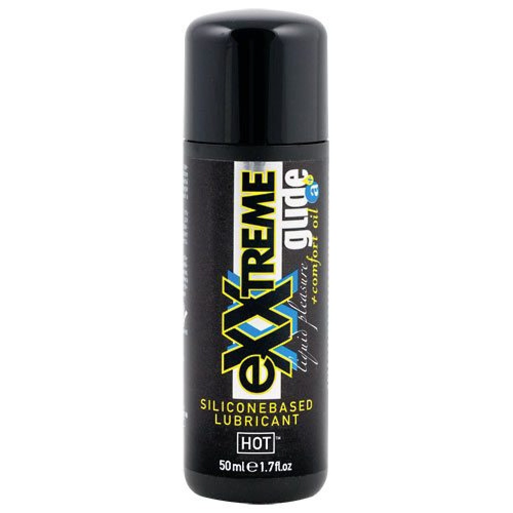 Лубрикант HOT eXXtreme Glide на силиконовой основе, обезболивающий, 50 мл, фото №0 — секс шоп Украина, NO TABOO