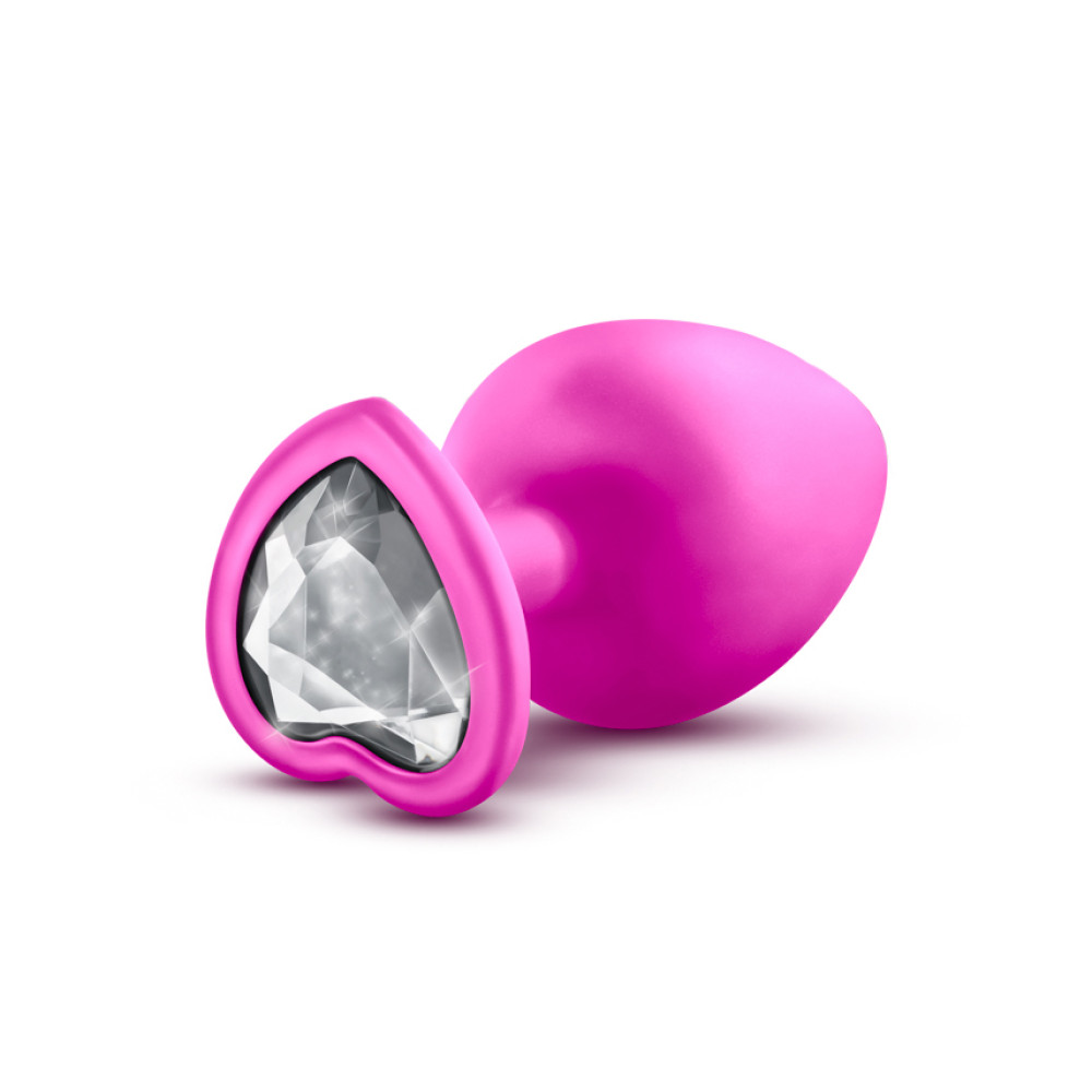 Анальная пробка, S, маленькая розовая LUXE BLING PLUGS, 2.5 см х 6.6 см фото №0 — секс игрушки: Украина, NO TABOO