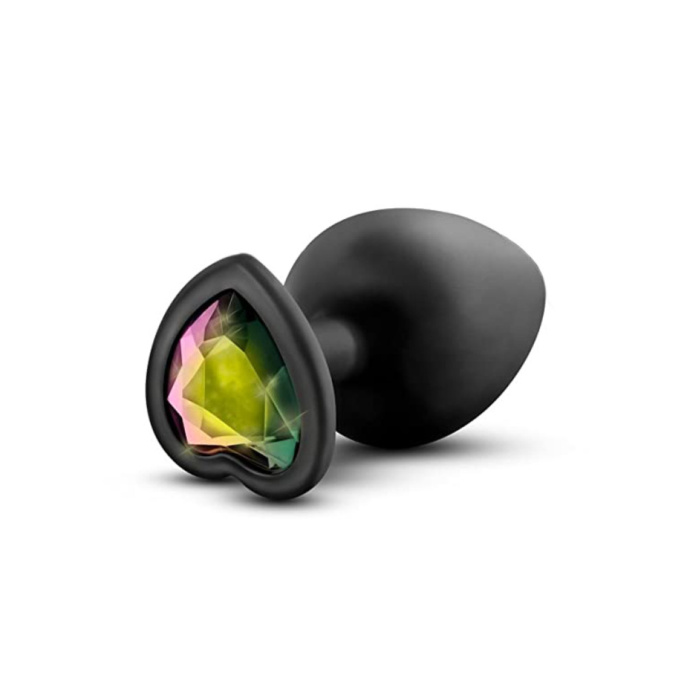 Анальная пробка, 2.5 см х 6.6 см, маленькая черная LUXE BLING PLUGS, 2.5 см х 6.6 см фото №0 — секс игрушки: Украина, NO TABOO