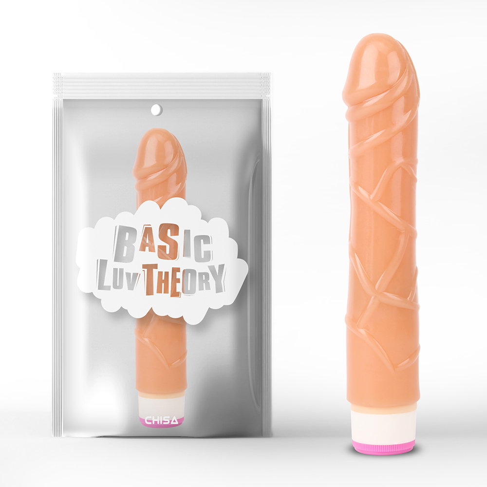 Реалистичный вибратор Basic Luv Theory Pulsator Chisa, бежевый, 23 х 4.3 см фото №2 — секс игрушки: Украина, NO TABOO