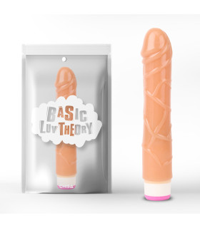 Реалистичный вибратор Basic Luv Theory Pulsator Chisa, бежевый, 23 х 4.3 см - No Taboo