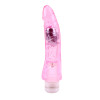 Вибратор реалистичный Crystal Jellie, розовый, 22 см х 4.2 см фото №1 — секс игрушки: Украина, NO TABOO