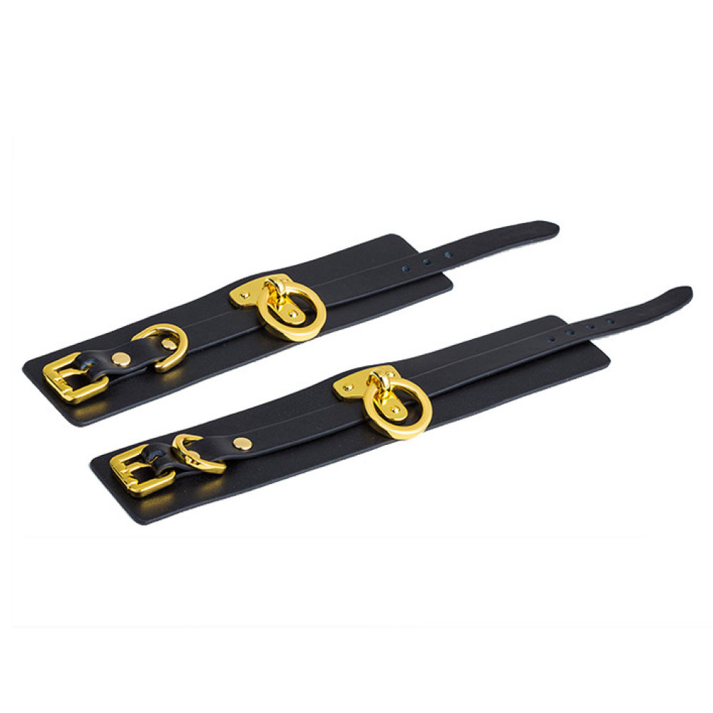 Поножи Ankle Cuffs UPKO итальянская кожа, размер L, фото №5 — секс шоп Украина, NO TABOO