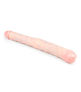 Фаллоимитатор двусторонний реалистичный «Mr. Long Dong», бежевый, 50 см - No Taboo