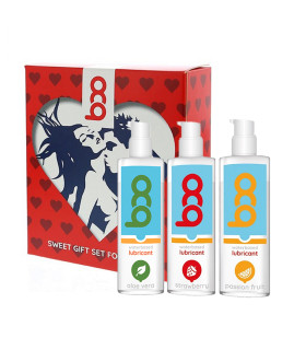 Набор ароматизированных лубрикантов BOO Gift Set 3 флакона, 3 шт х 50 мл - No Taboo