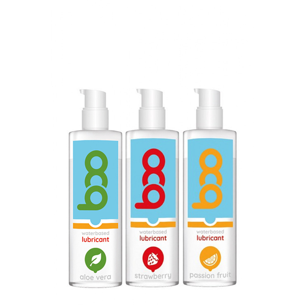 Набор ароматизированных лубрикантов BOO Gift Set 3 флакона, 3 шт х 50 мл, фото №2 — секс шоп Украина, NO TABOO