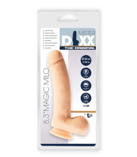 Фалоімітатор реалістичний Dream Toys Mr Dixx на присосці, бежевий, 21 х 4 см - No Taboo