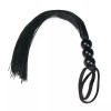 Плетка силиконовая Black Silicone Whip, 32 см, фото №1 — секс шоп Украина, NO TABOO