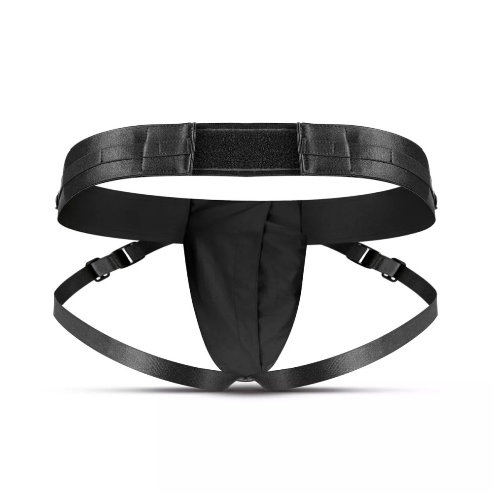 Трусики для страпона No-Parts - Jordan Adjustable, черные фото №6 — секс игрушки: Украина, NO TABOO