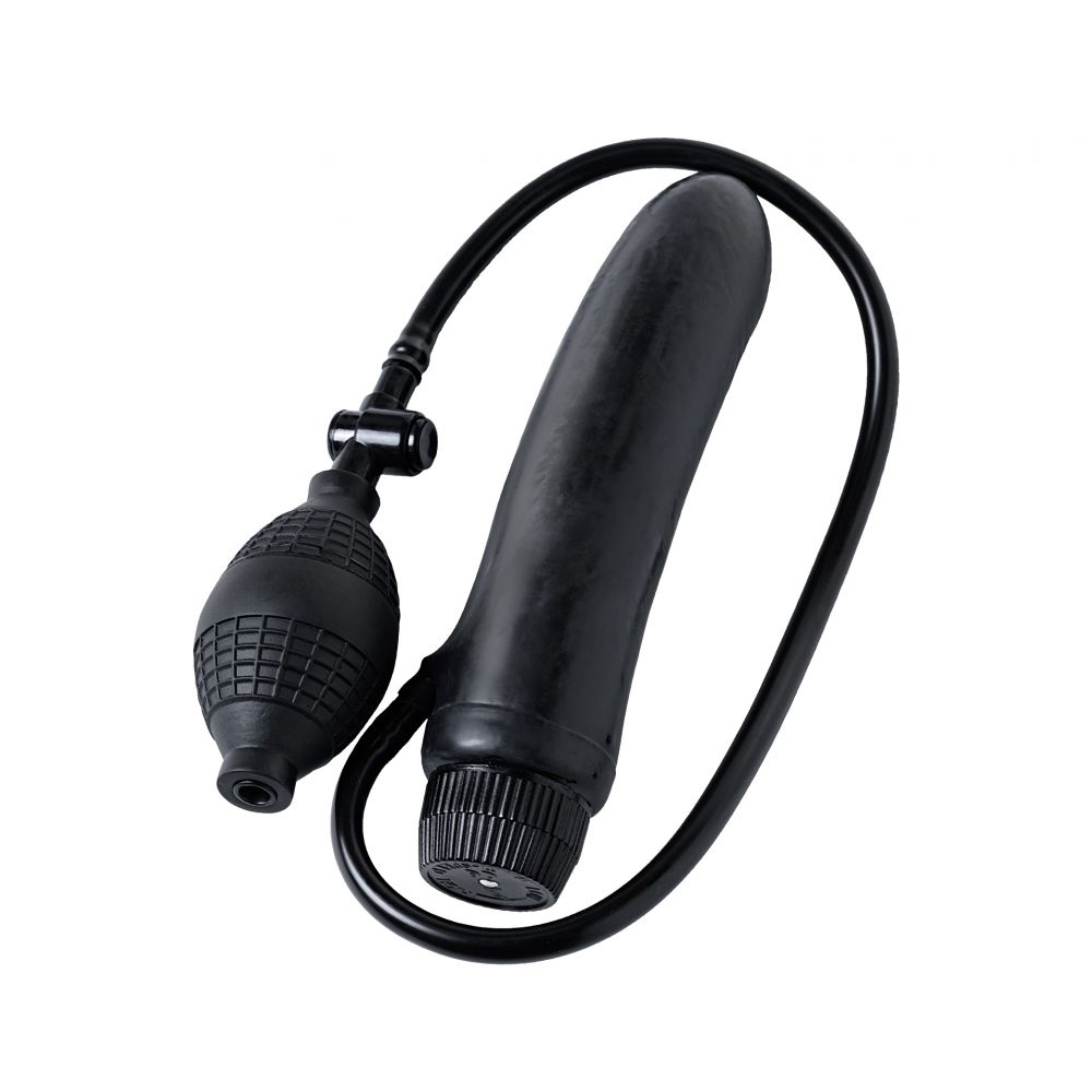 Вибратор надувной Inflate a Vibe the Contour, черный, 19 см фото №0 — секс игрушки: Украина, NO TABOO