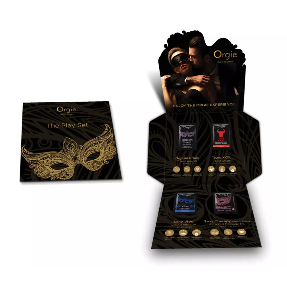 Набор интимных стимуляторов для секса THE PLAY SET ORGIE, 4 шт, фото №0 — секс шоп Украина, NO TABOO