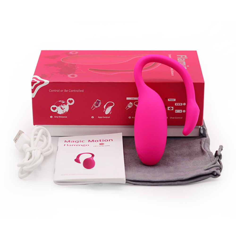 Виброяйцо смарт на дистанционном управлении Magic Motion Flamingo Wearable Vibrator фото №6 — секс игрушки: Украина, NO TABOO