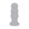 Анальная пробка из стекла с вибро GLAS, на дистанционном управлении, синяя фото №7 — секс игрушки: Украина, NO TABOO
