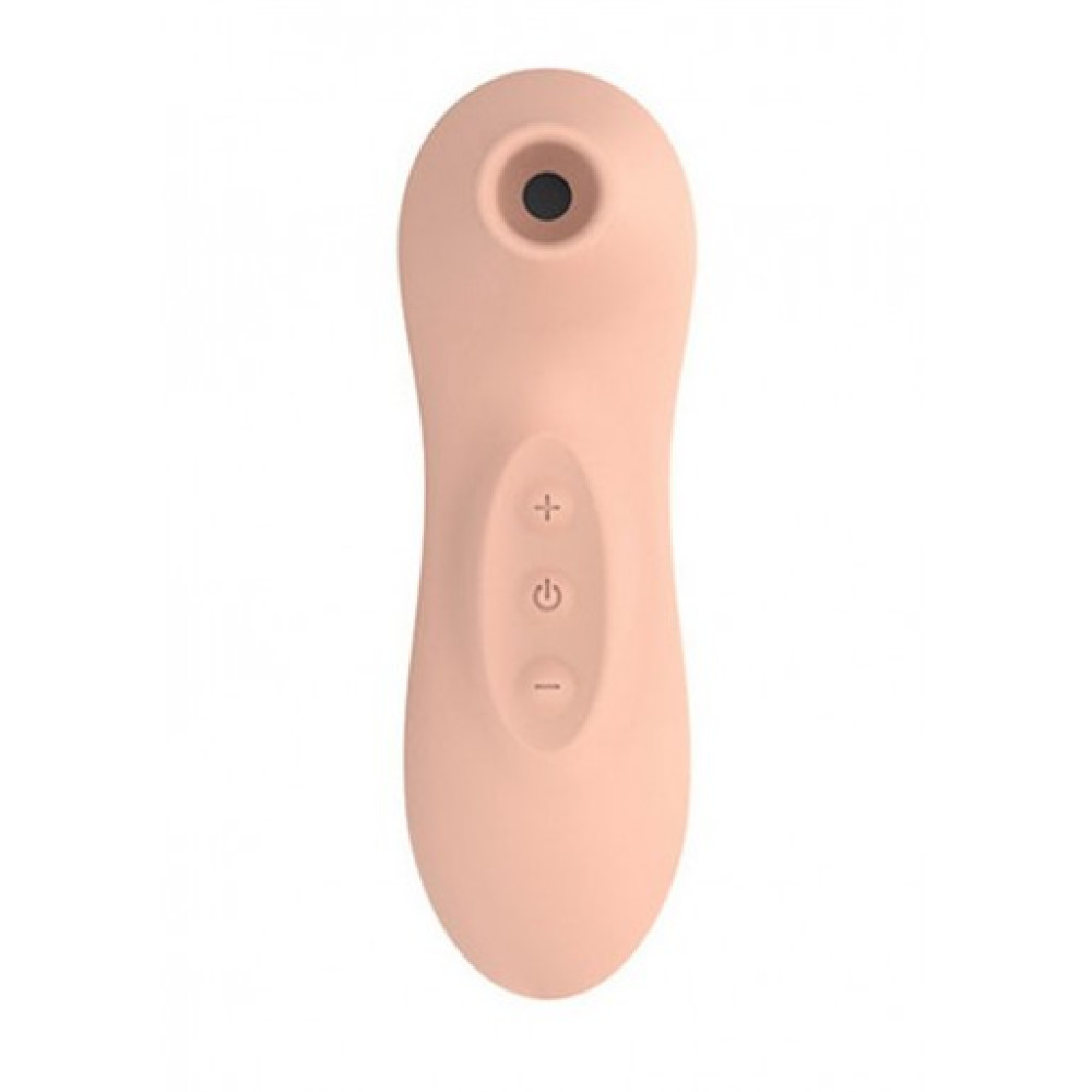 Вакуумный стимулятор клитора Electric Sucking Massager 2.0 USB, бежевый фото №2 — секс игрушки: Украина, NO TABOO