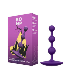 Анальная елочка Romp Amp, силиконовая, фиолетовая, 13.5 х 2.6 см - No Taboo