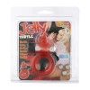 Эрекционное кольцо с вибро Jelly Turtle Cockring, красное фото №1 — секс игрушки: Украина, NO TABOO