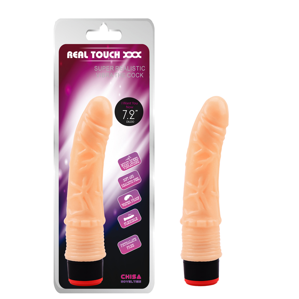 Вибратор реалистичный Real Touch Vibe Cock 7.2, Chisa, 19 х 3.3 см фото №0 — секс игрушки: Украина, NO TABOO