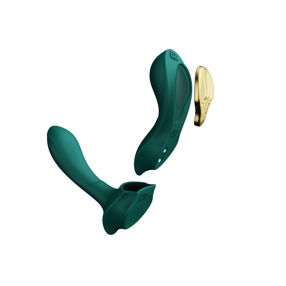 Вібратор в трусики AYA Zalo Turquoise Green на пульті керування фото №8 — секс іграшки: Україна, NO TABOO