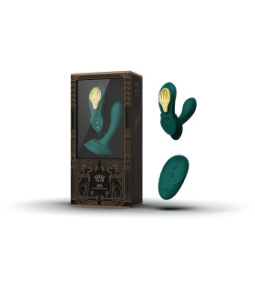 Вібратор в трусики AYA Zalo Turquoise Green на пульті керування - No Taboo