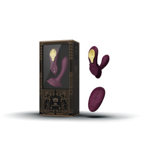 Вібратор в трусики AYA Zalo Velvet Purple на пульті керування - No Taboo