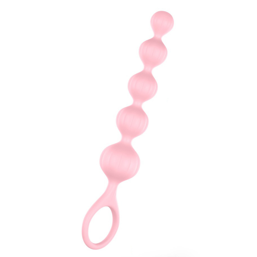 Анальная елочка из силикона Satisfyer, розовая, 20.5 см фото №0 — секс игрушки: Украина, NO TABOO