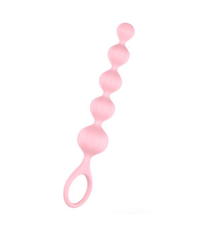 Анальная елочка из силикона Satisfyer, розовая, 20.5 см - No Taboo